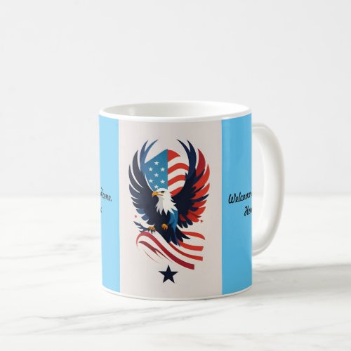 Mug _ American Eagle and Flag Welcome Home Hero