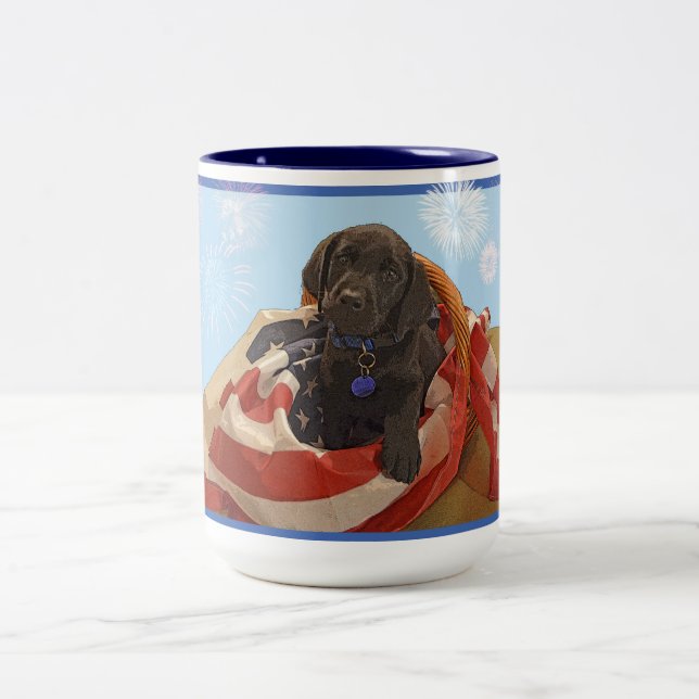 Mug~ American Independence Two-Tone Coffee Mug (Center)