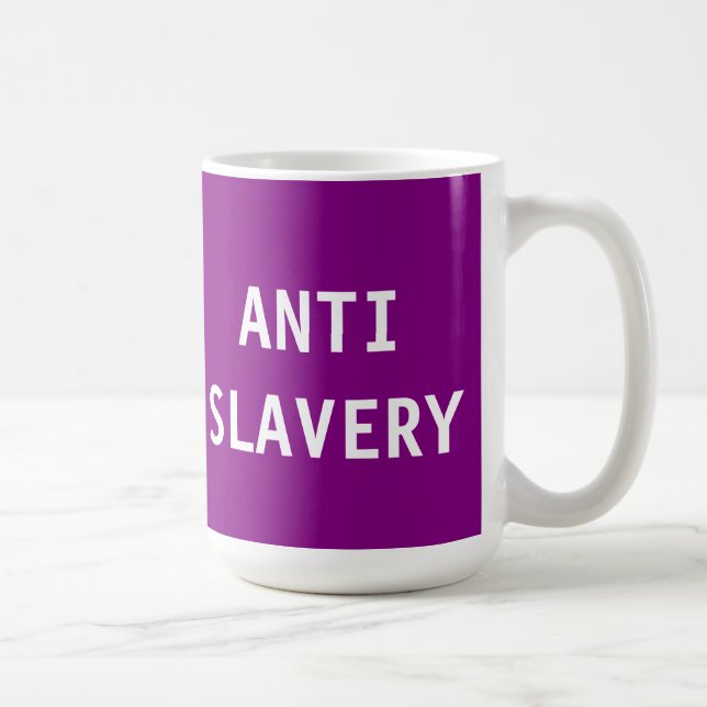 Mug Anti Slavery Purple (Right)