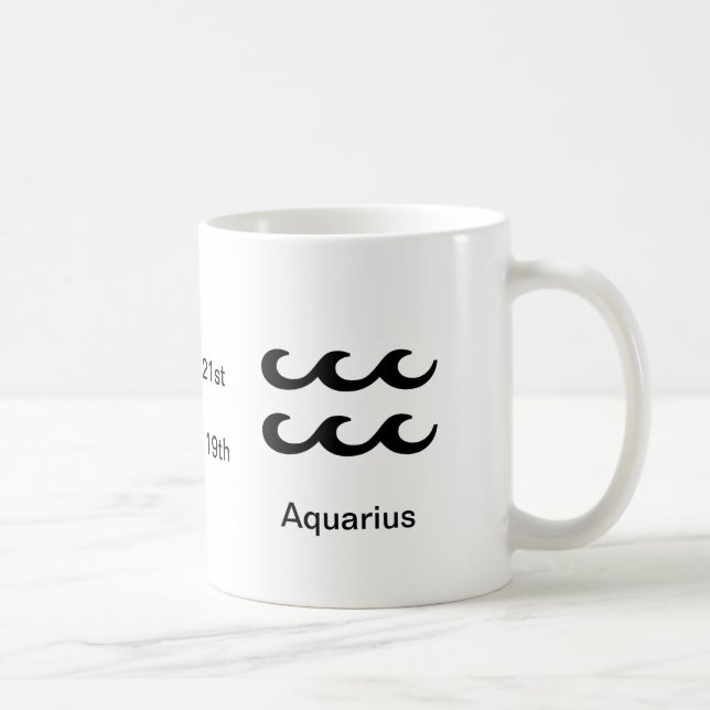 Mug - Aquarius glyph (Right)