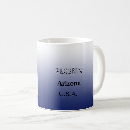 Mug _ Arizona Map with City