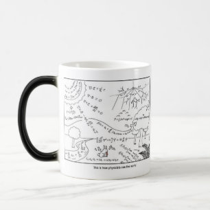 Mug as physicists see the world - [RIGHT HANDED]