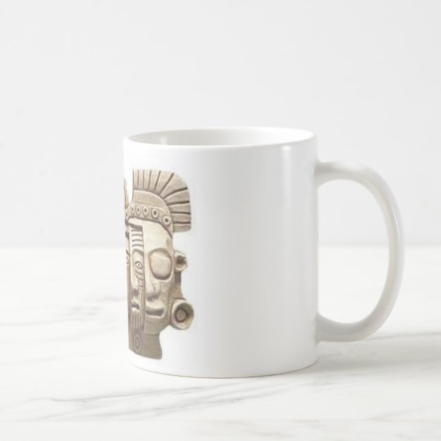Mug: Aztec mask Coffee Mug (Right)