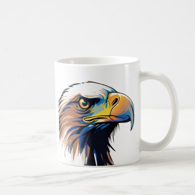Mug Bald Eagle model 3 (Right)
