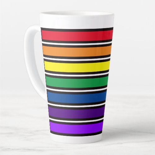 Mug _ Bars of Rainbow Colors