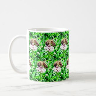 Mug - Bee Mosaic Pattern