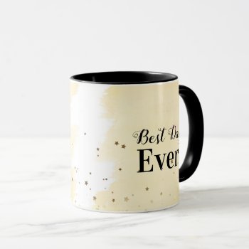 Mug-best Day Ever With Stars In Beige-yellow Mug by photographybydebbie at Zazzle
