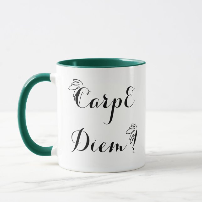 Mug bicolor 7 Carpe Diem (Left)