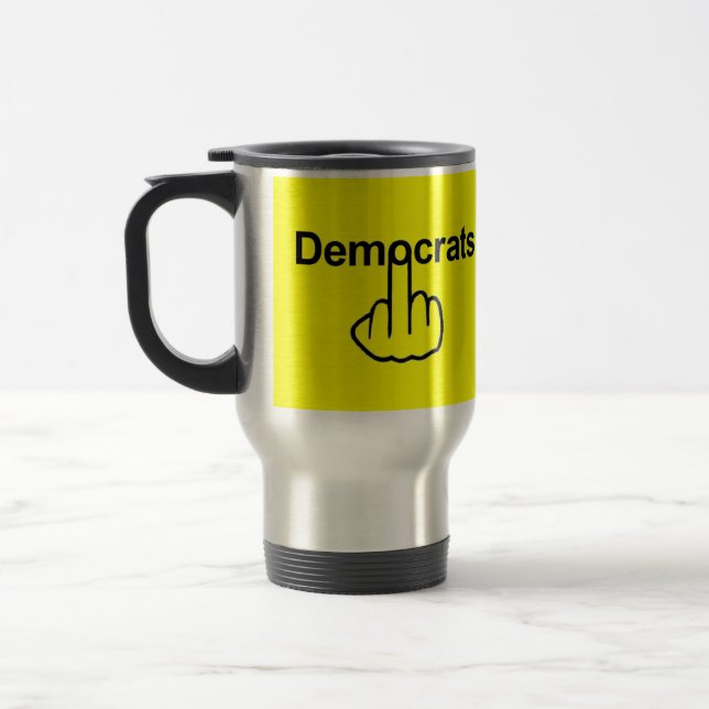Mug Bird Flipping Democrats Flip (Left)