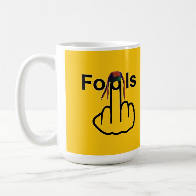 Mug Bird Flipping Fools Flip (Left)