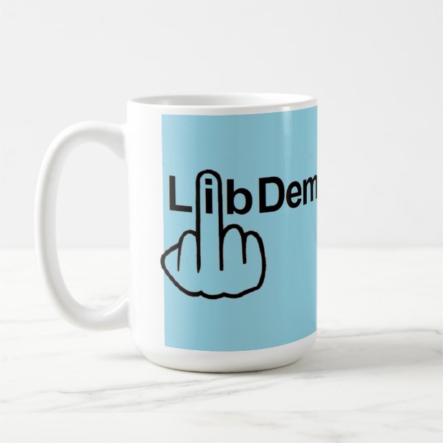 Mug Bird Flipping Lib Dem Flip (Left)