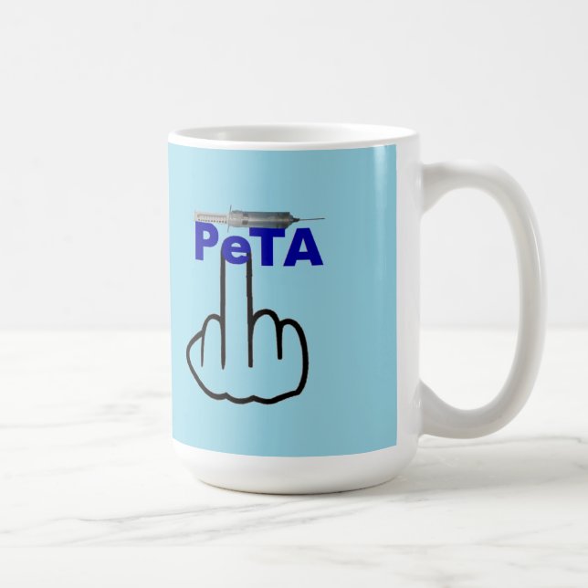 Mug Bird Flipping Peta Flip (Right)
