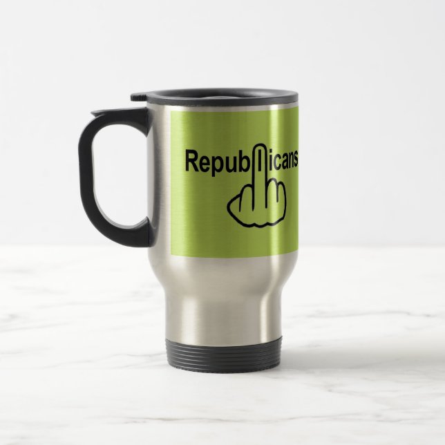 Mug Bird Flipping Republicans Flip (Left)
