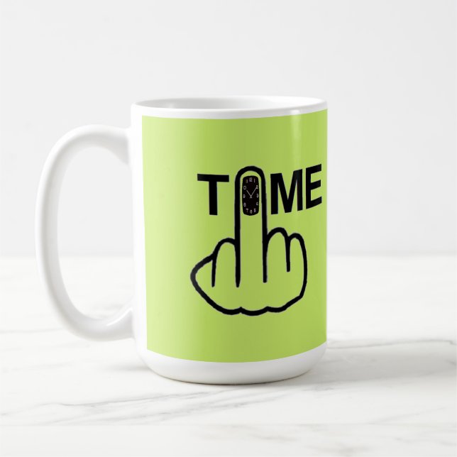 Mug Bird Flipping Time Flip (Left)