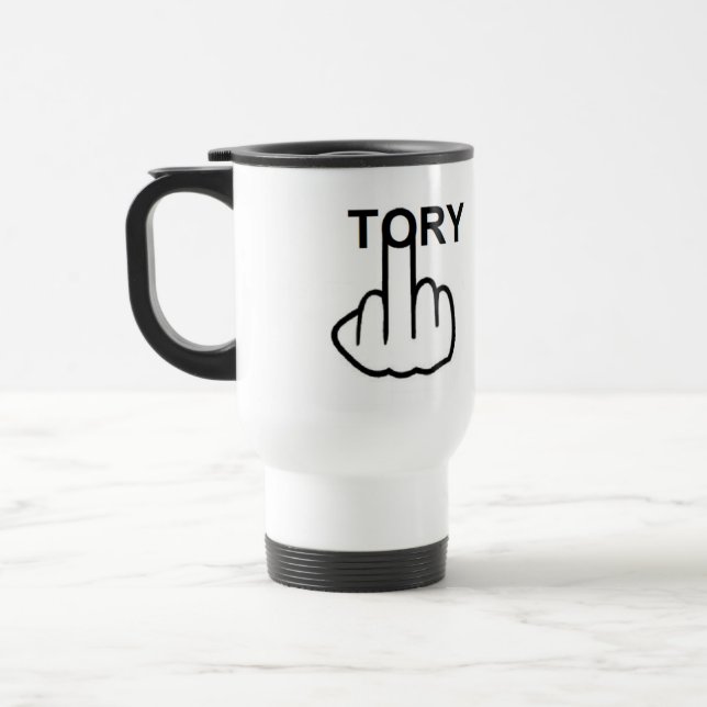 Mug Bird Flipping Tory Flip (Left)