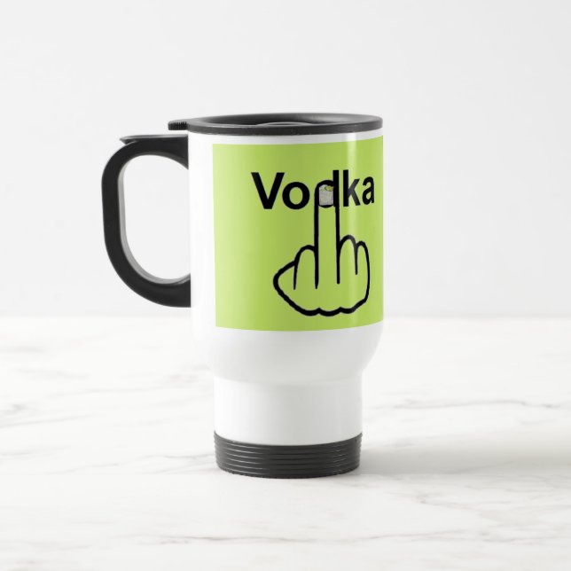 Mug Bird Flipping Vodka Flip (Left)