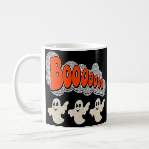 Mug Black Boo Ghosts