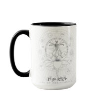 Mug Black Rim Handle  |  Eye of the Clarion