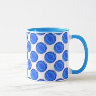 Mug - Blue dots
