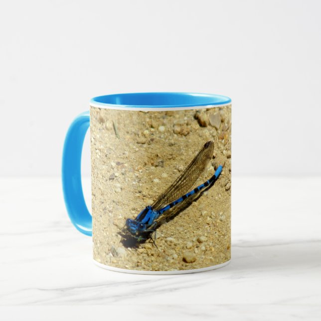 Mug - Blue Dragonfly (Front Left)
