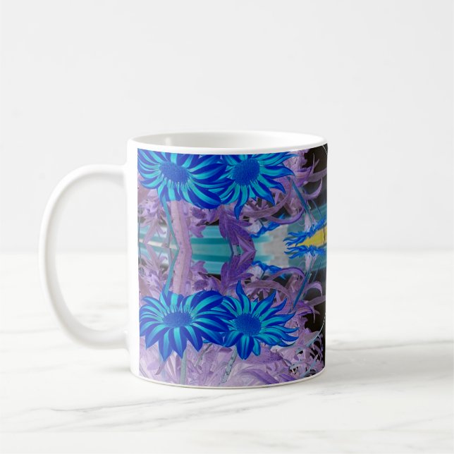 Mug blue flowers (Left)