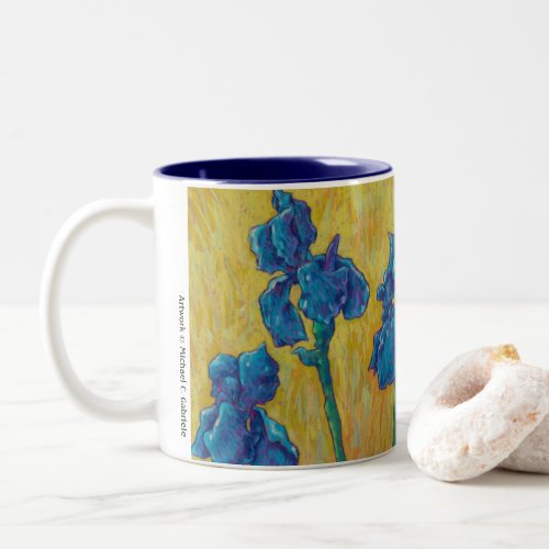 Mug _ Blue Iris Garden