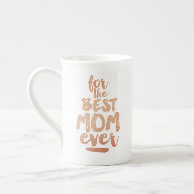 Mug Bone China Mothers Day For The Best Mom Ever (Left)