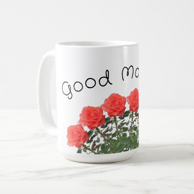 Mug - Bouquet of Pink Roses (Front Left)