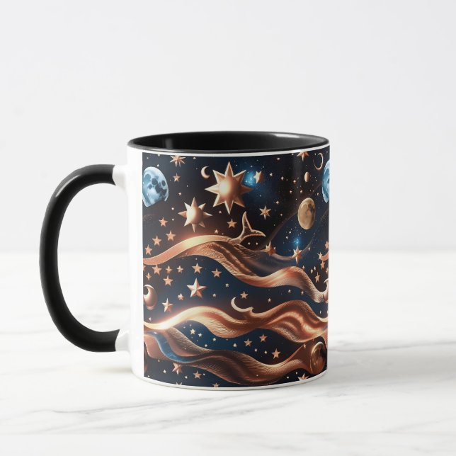 Mug - Bronze Celestial Moon (Left)