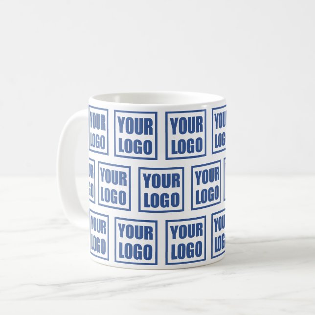 Mug Business Logo Template Tiled (Front Left)