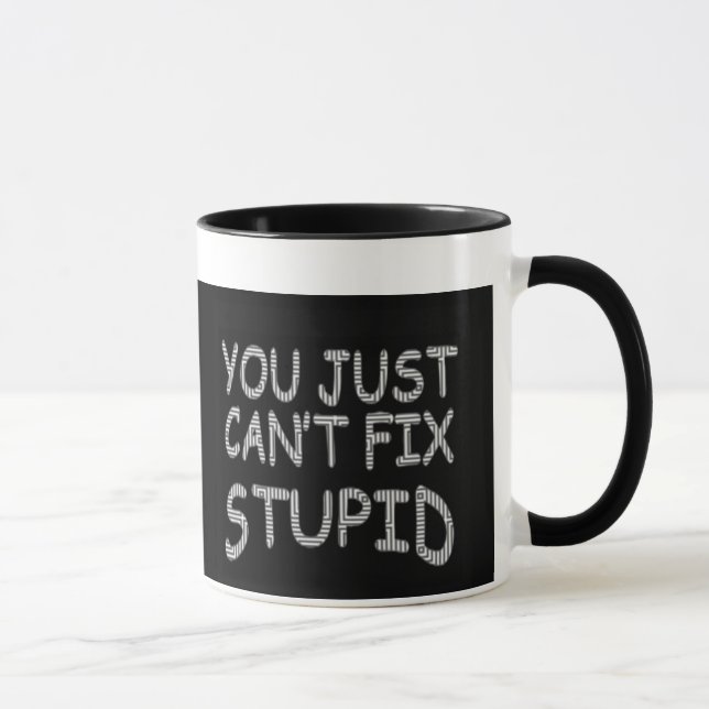 Mug Can't Fix Stupid (Right)