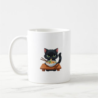 MUG - CAT EATING NOODLES
