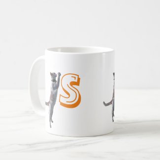 Mug - Cat with Initial and Name