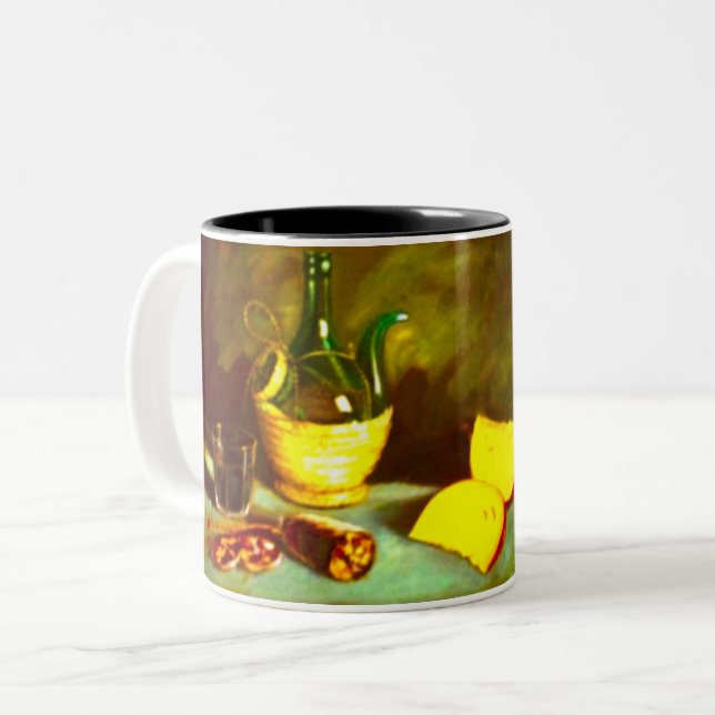Mug Cheese and Wine (Front Left)