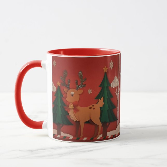 Mug Christmas fawn (Left)