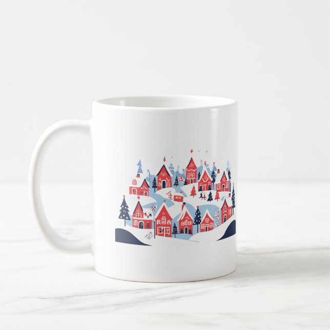 mug christmas village (Left)