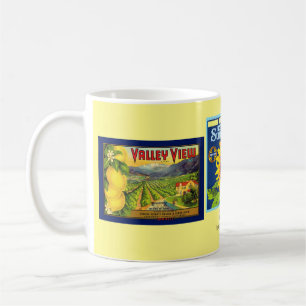 Mug - Claremont CA - Fruit Crate Labels