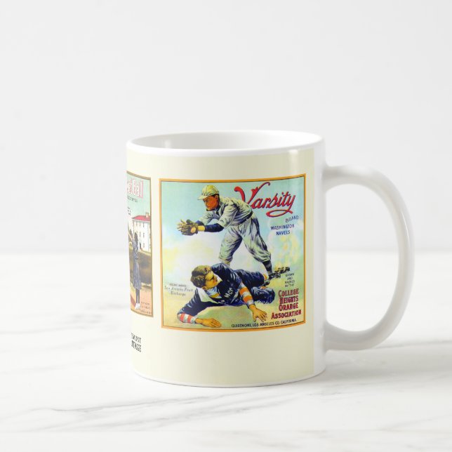 Mug - Claremont CA - Fruit Crate Labels (Right)