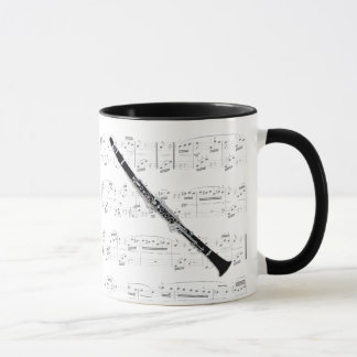 Mug - Clarinet with sheet music