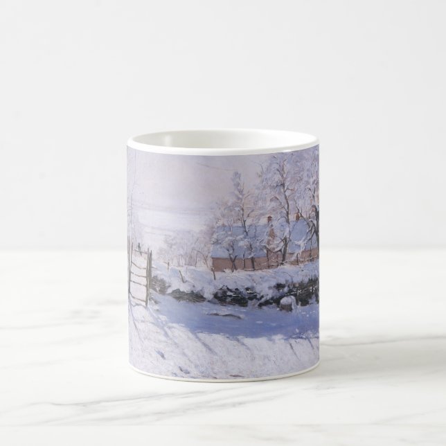 Mug Claude Monet The Magpie Winter Landscape (Center)