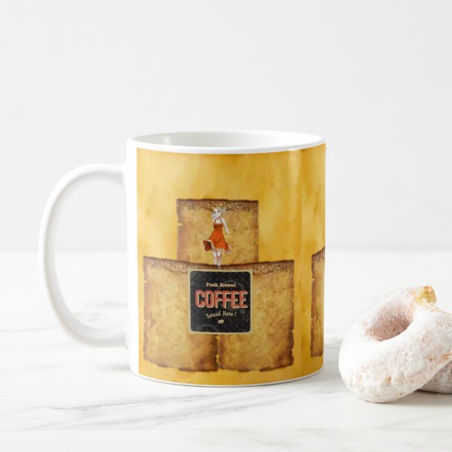 Mug Coffee (With Donut)