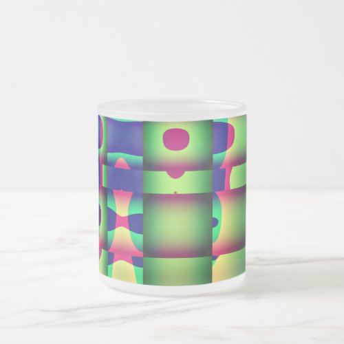 Mug Coffee Drinking Cup Trippy Geometric Design