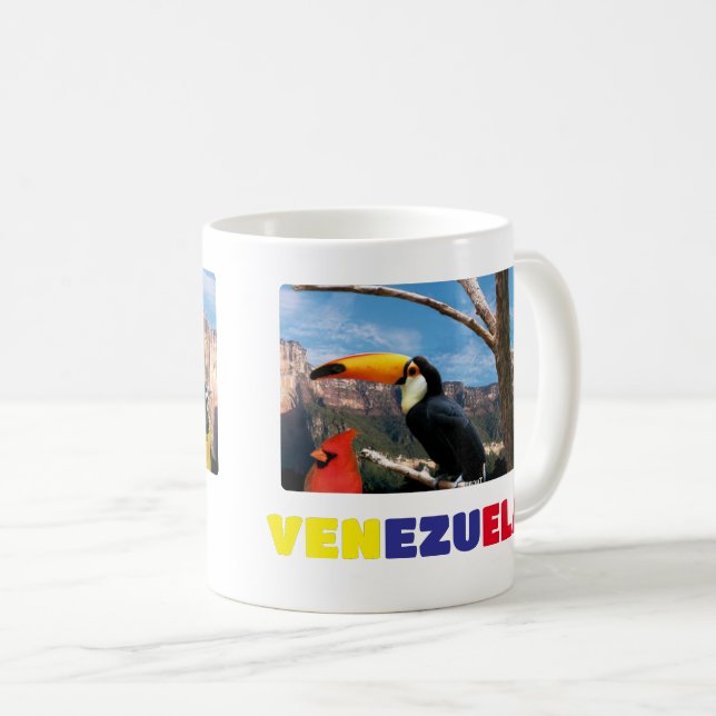 Mug Coffee mug I love Venezuela, customizable (Front Right)