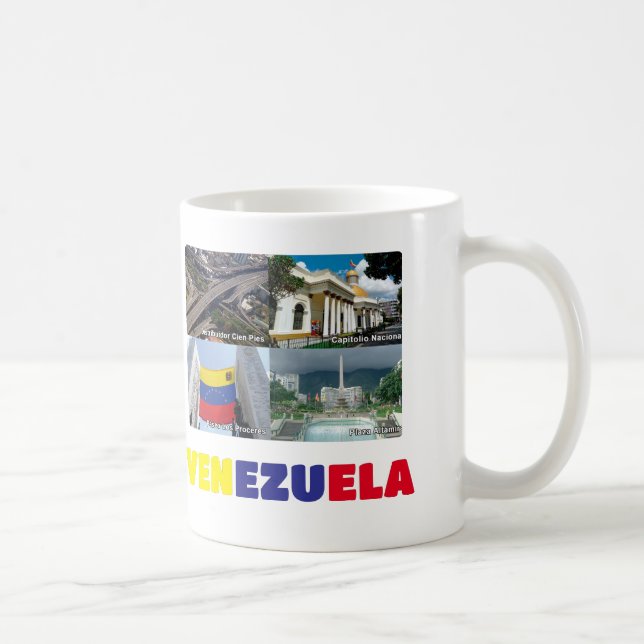 Mug Coffee mug I love Venezuela, customizable (Right)