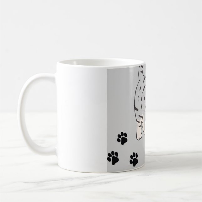 Mug coffee sample logo cat (Left)