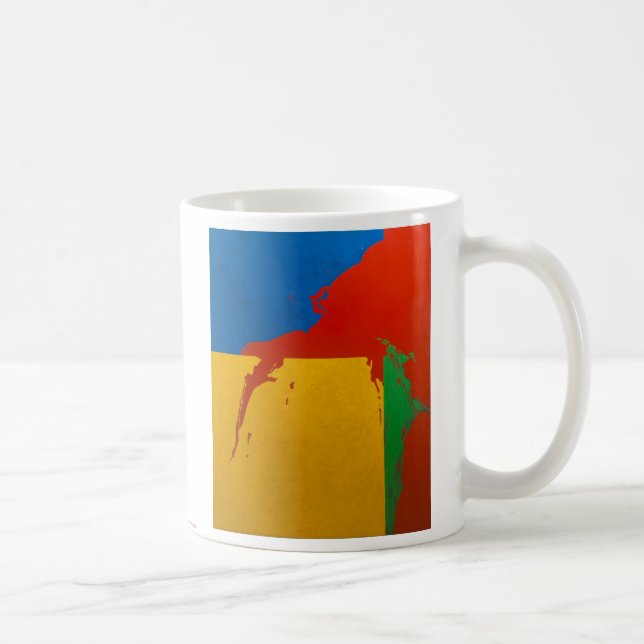 Mug: "Color Spill" Coffee Mug (Right)