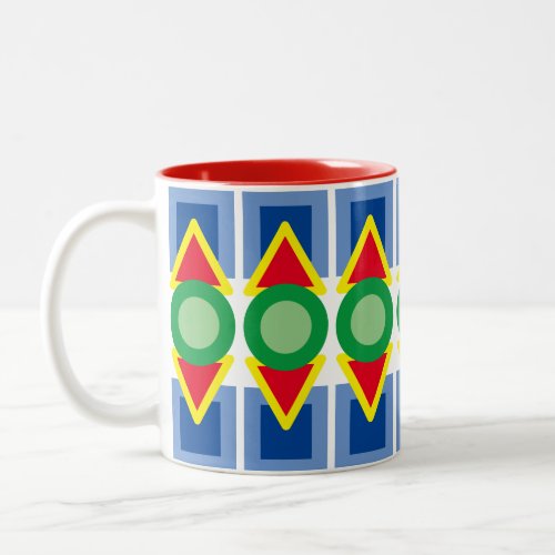 Mug _ Colorful Geometric Shapes