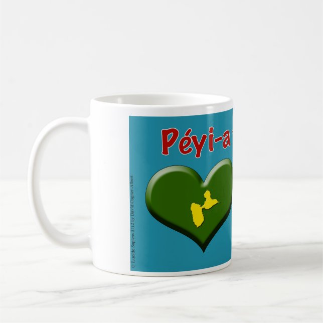 Mug: Country of Guadeloupe Coffee Mug (Left)
