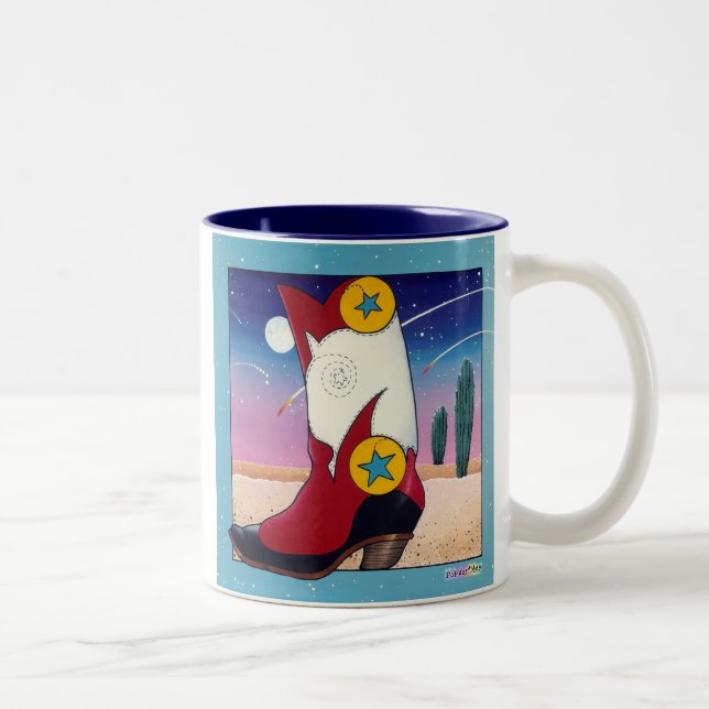 Mug - Cowboy Boot, All Dressed Up (Right)