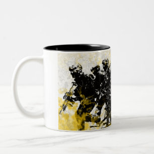 Mug, cup coffee, US Marine Corp art work 2014 AOM